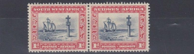 SOUTH WEST AFRICA  1931  S G 75  1D  INDIGO & SCARLET   MH 