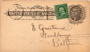 United States York Utica, N.Y. 1900 American Flag Type B14(1)  1c Franklin Fi...