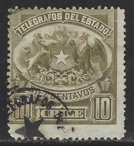 Chile Y & T # 2, telegraf stamp, used