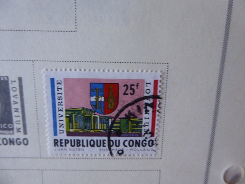 Belgium Congo 1941-1971 Stamp Collection on Alb Pgs