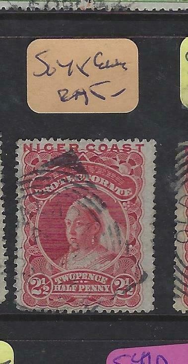 NIGER COAST PROTECTORATE (P2504B)  QV 2 1/2D     CDS     SG 48    VFU 