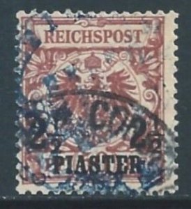 Germany Offices in Turkey #12 Used 50pf Imperial Eagle Issue Surcharged