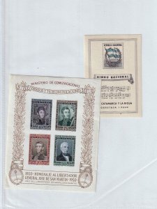 ARGENTINA 1940s/50s Airmail M&U on Pages(Apx 180 Items) BR 513