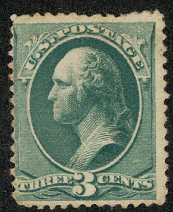 US #184 SCV $90.00 F/VF mint hinged, nice fresh stamp,  good color,  SCV $90.00