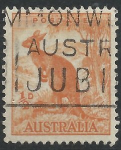 Australia 1949 - ½d Kangaroo no wmk - SG228 used