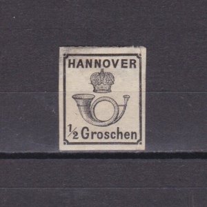 GERMANY HANOVER 1860, Mi#17, CV €220, MH