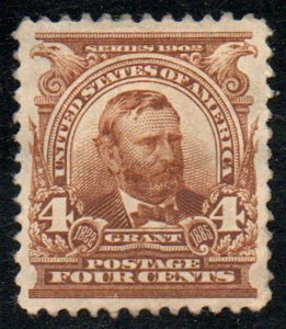 US #303 $55 VF/XF mint, no gum, rich color, SELECT!