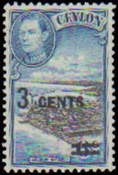 Ceylon #290-291 Hinged Complete Set(2), 1940-1941, Hinged