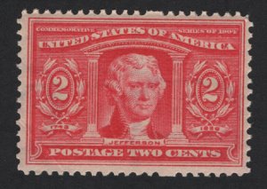 United States MINT Scott Number 324  MNH  F-VF  -  BARNEYS