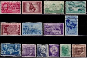 United States 1945-52, Mixed Definitives, used