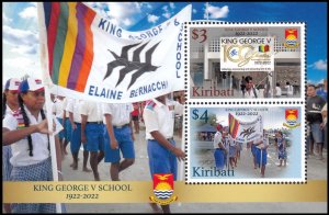 KIRIBATI 2022 KING GEORGE V SCHOOL CHILDREN EDUCATION ROYALTY