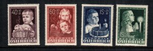 Austria B260-B263 MNH Cat $65.00