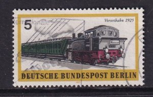 Germany  Berlin   #9N305  used  1971  trains  5pf