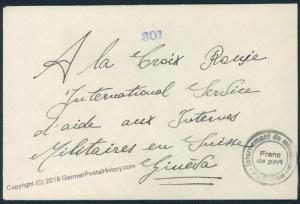 Switzerland WWII Internee Camp Vinelz Italian Prisoner Cover 53878