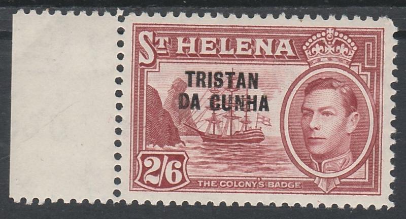 TRISTAN DA CUNHA 1952 KGVI SHIP 2/6 STAMP MNH **