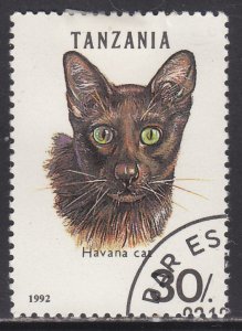 Tanzania 967B Havana Cat 1992