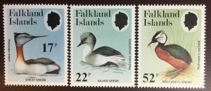 Falkland Islands 1984 Grebes Birds MNH