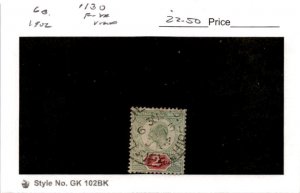 Great Britain, Postage Stamp, #130 Used, 1902 King Edward (AG)