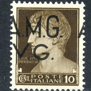 AMG Venezia Giulia (VG) Bush 15 10 Cent. MNH w/Hor. Displ. Overprint