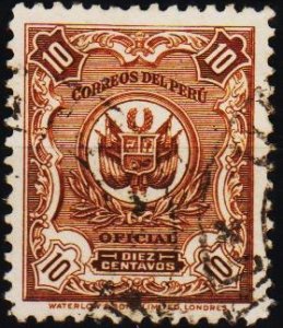 Peru. .1909 10c S.G.O572 Fine Used