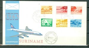 SURINAM AIR (3) NICE FDC...AMELIA EARHART #345-46  incl.