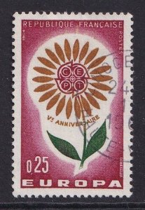 France  #1109  used 1964   Europa  25c