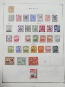 EDW1949SELL : BERMUDA Very clean Mint & Used collection on album pages. Cat