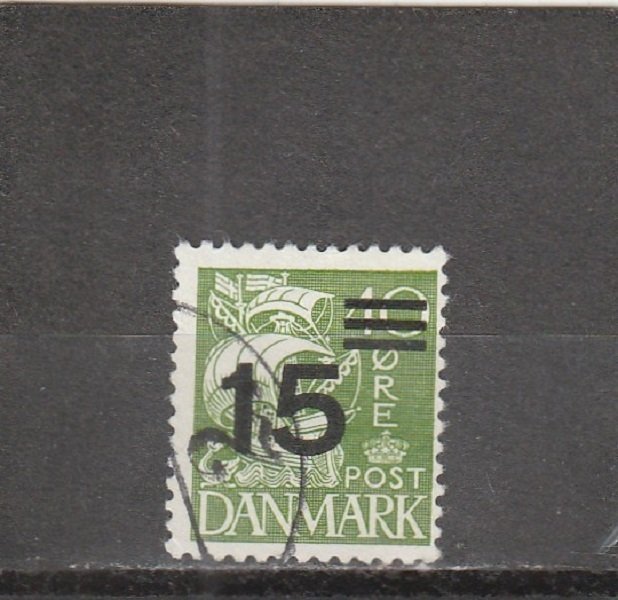 Denmark  Scott#  269  Used  (1940 Surcharged)