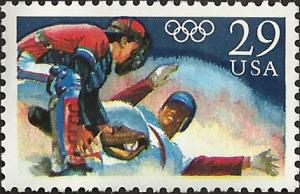 # 2619 MINT NEVER HINGED OLYMPIC BASEBALL