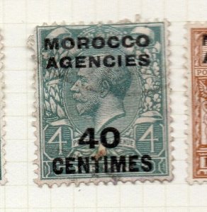 Morocco Agencies French Zone 1919-24 Issue Used 40c. Optd Surcharged NW-180641