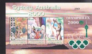 Micronesia, 394, Olympic Games 2000 Sheet(3), **MNH**