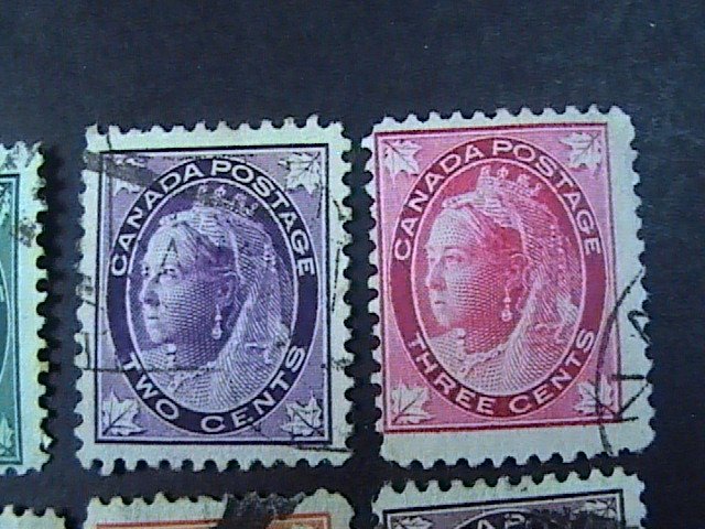 CANADA # 66-73--USED----COMPLETE SET----VICTORIA----1897(LOT#2)