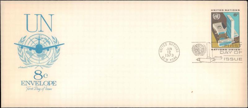 United Nations, New York, Postal Stationery, Worldwide First Day Cover