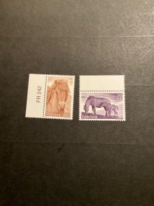 Faroe Islands Scott #254-5 never hinged