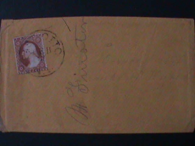 ​UNITED STATES-1855-SC#11-TAPE I WASHINGTON COVER- FANCY CANCEL-VF169 YEARS OLD