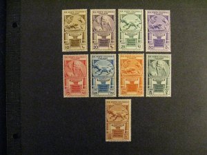 Italian Cols #23-31 mint hinged some with light toned spots on gum a22.11 6884