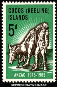 Cocos Islands Scott 7 Mint never hinged.