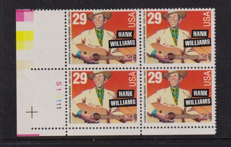 U.S. #2723A Plate block, MNH, cat. $ 95.00