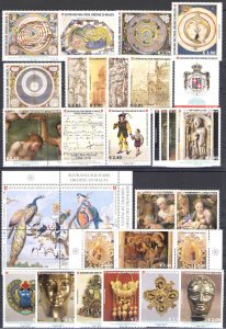 2018 Smom, new stamps, complete vintage 32 values + 7 sheets MNH **