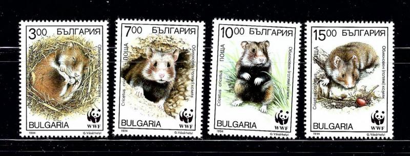 Bulgaria 3831-34 MNH 1994 W.W.F. set