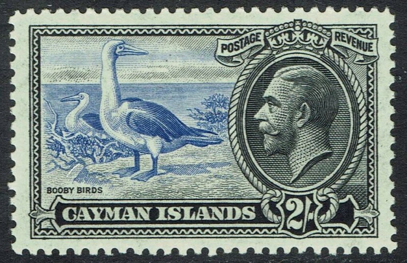 CAYMAN ISLANDS 1935 KGV BIRD 2/-