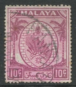 STAMP STATION PERTH Negri Sembilan #46 Arms Definitive Used 1949-55