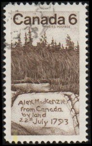 Canada 516 - Used - 6c Mackenzie Rock, 1793 (1970) +