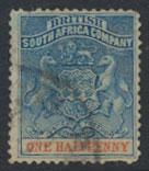 British South Africa Company / Rhodesia  SG 18 Used  see scans & details 