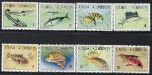 Cuba 1047-54 MNH FISH R416