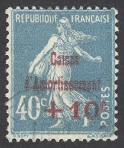 France Sc# B24 MH 1927 40c + 10c Sower