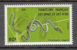 AFARS & ISSAS SC# 431 SNAKES - MNH