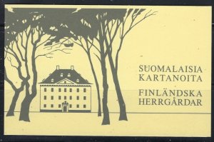 Finland 672 Bklt 1982 Manor Houses (an2191)