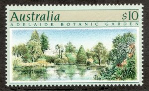 1989 Australia Sc #1134 - $10 Adelaide Botanical Garden Landscape - MNH Cv$20