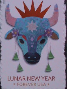 ​UNITED STATES-LUNER NEW YEAR- YEAR OF THE LOVELY OX-FOREVER PAIR MNH VF